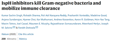 Nature：无惧细菌耐药性的新型抗生素降生了！！！