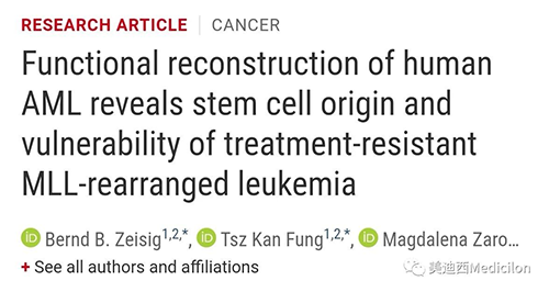 Science子刊：：一种FDA批准的抗腹泻药物可有用反抗化疗的耐药性